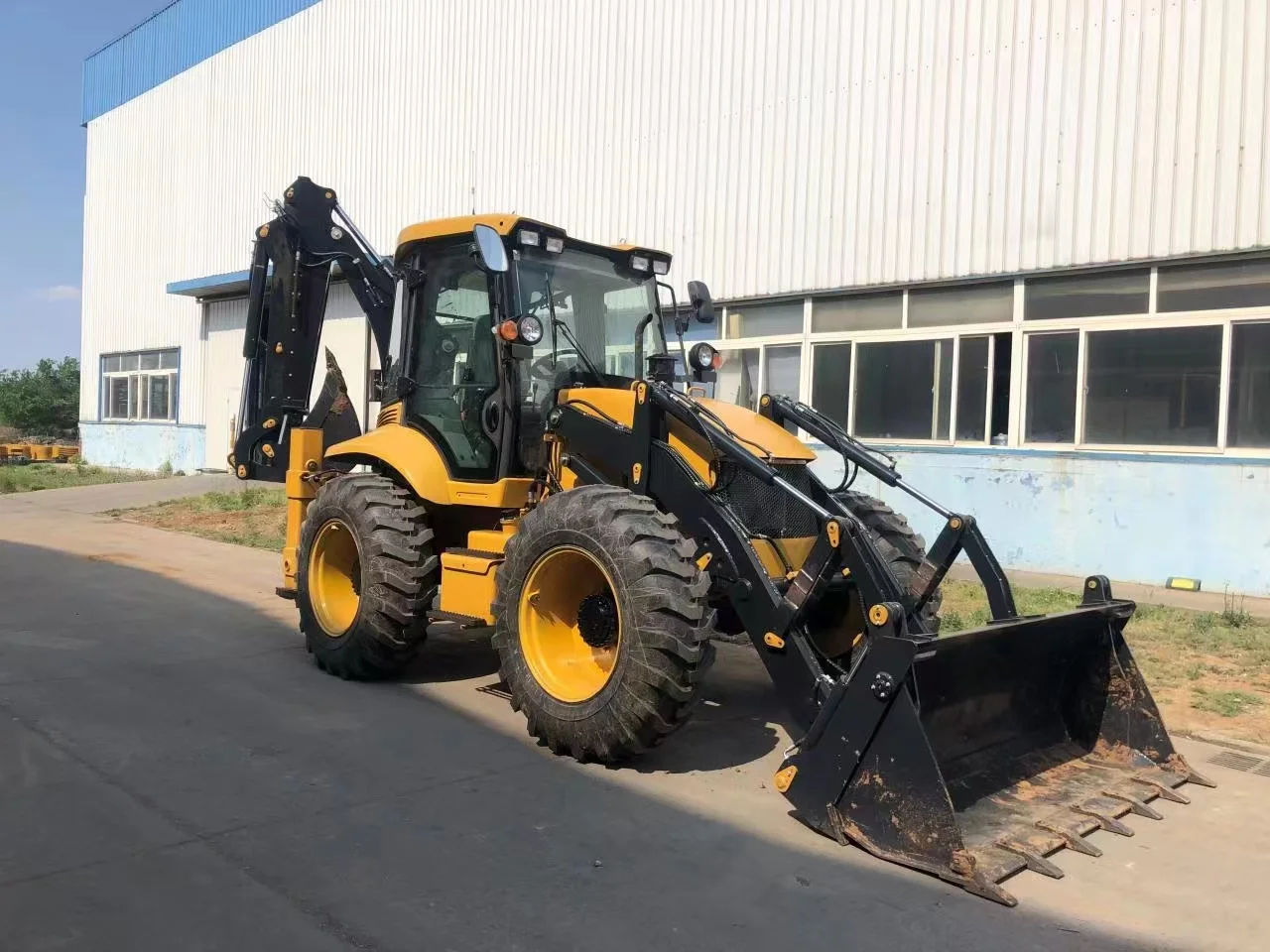 Four Wheel Steering Loader 388H Construction Equipment Hot Selling Backhoe Loader