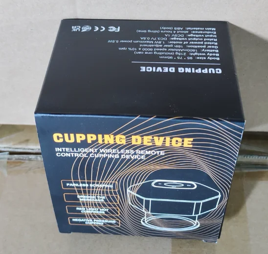 2023 New Arrival Remote Control Electronic Smart Portable Vacuum Cupping Machine Electric Cupping Therapy Gua Sha Back Massager