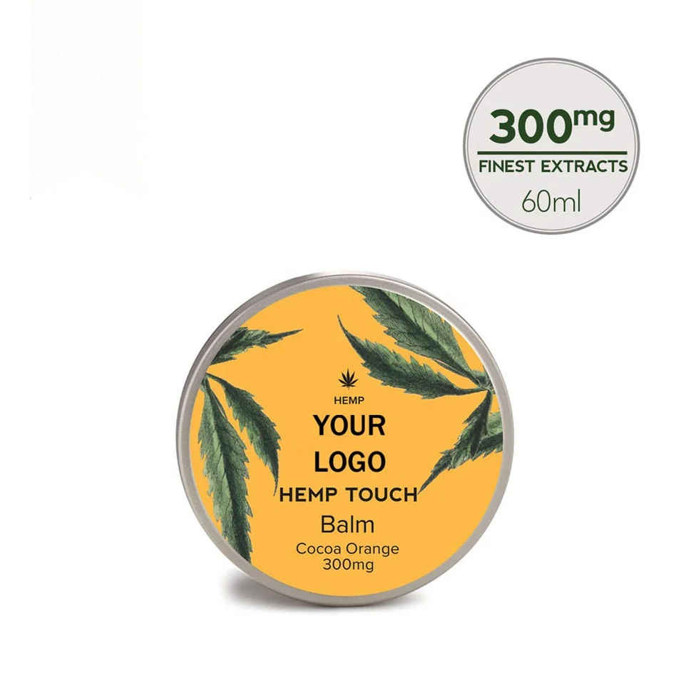 Китайский завод, продавец, бесплатный образец, частная торговая марка, 100% органический натуральный Конопляный бальзам для внешнего использования