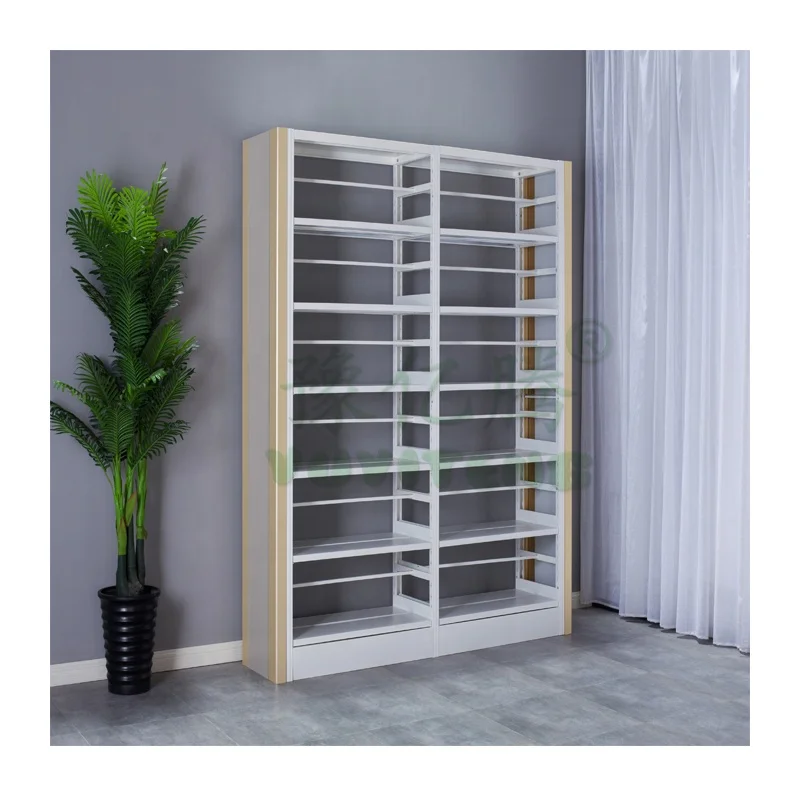 University School Library Museum Combination with Titanium Alloy and Aluminum Steel Bookshelves