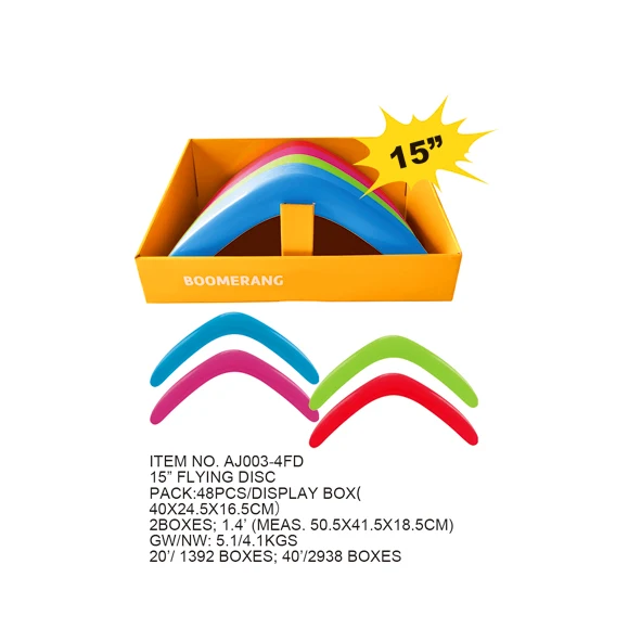 15 inch Flying Disc toys game plastic flying disc sport outdoor game for kids play