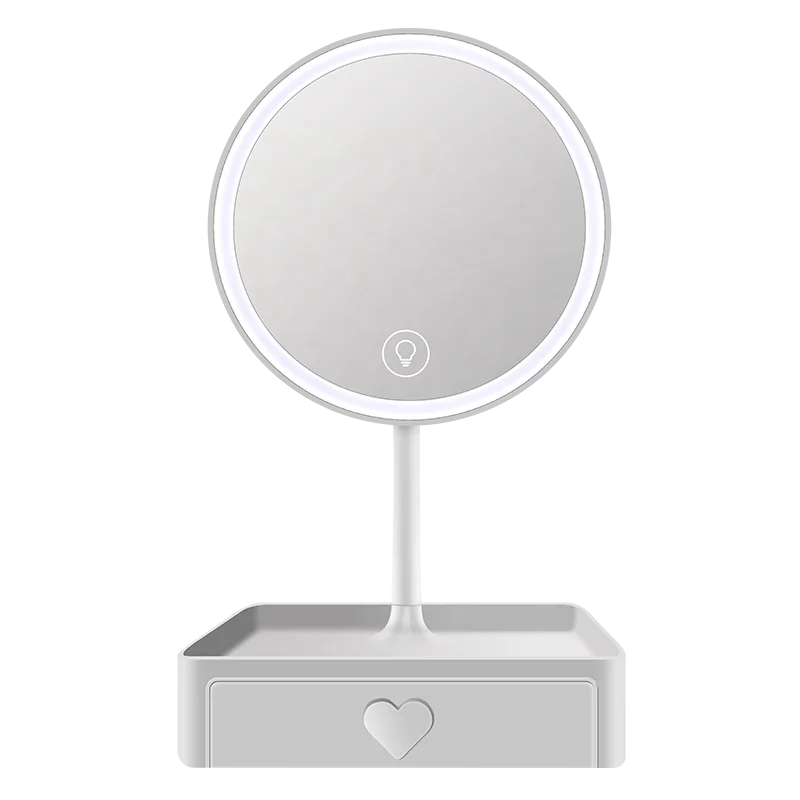 Trendy New Products Three Adjustable Lights Led Lighting Makeup 1x 5x Mirror With Makeup Tool Storage Box