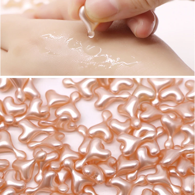 Free Sample Hyaluronic Acid Face Serum Capsules Placenta Anti Wrinkle Moisturizer Improves Skin Vitality Capsule Serum Skin Care