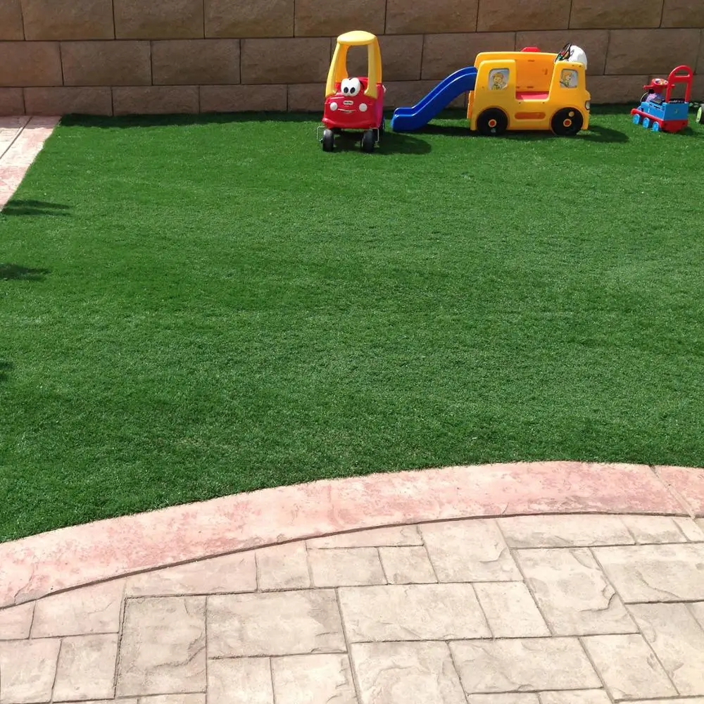 ENOCH guangzhou playground landscape green artificial synthetic lawn grass turf