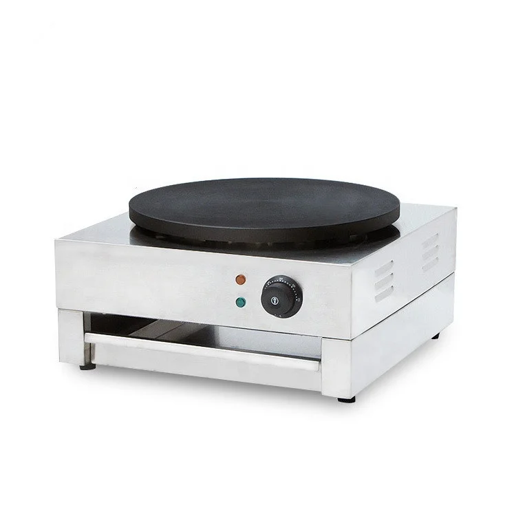 
Professional Stainless Steel Commercial Non-stick Electric Commercial Single Head Crepe Maker machine Crepe Stick Maker 