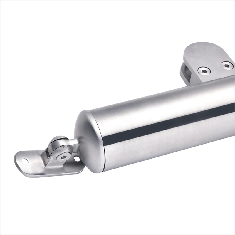 China manufacturer balustrade pillar stainless steel brass toughened glass stair railing pole column