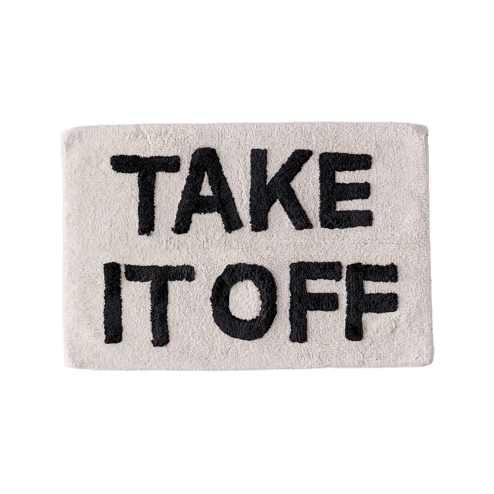 Interesting bathroom floor mat absorbent non-slip mat entry bathroom carpet