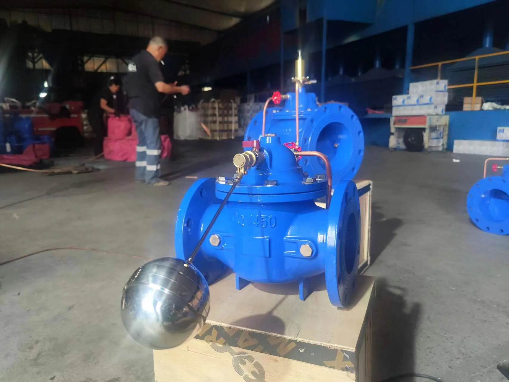 150mm Flange Silencing Remote Control Float Ball Valve Custom Manufacturer 100X Ductile Iron Float Valve for Water Media