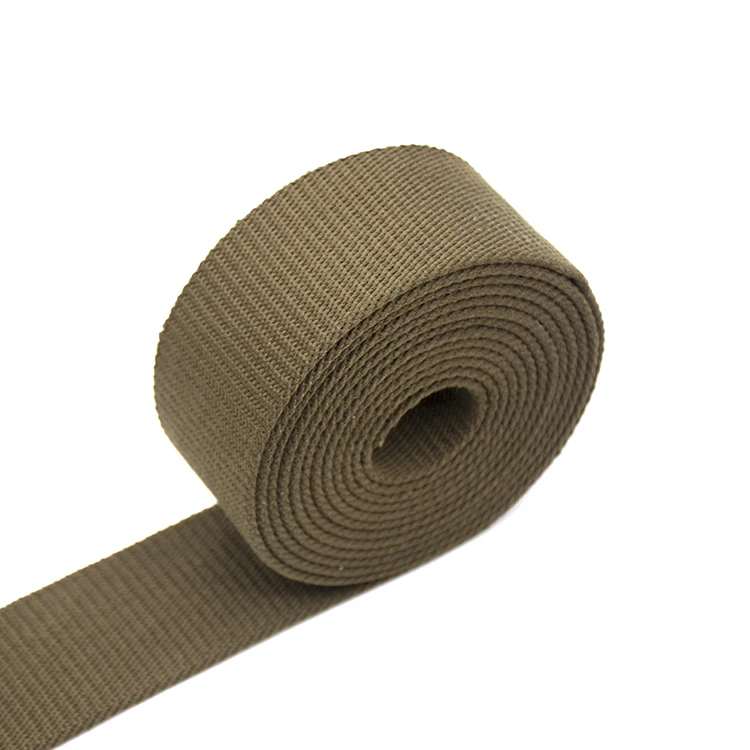 High quality wholesale 50mm twill striped  cotton webbing tape