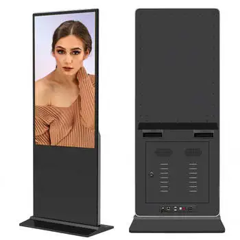 Floor Standing Indoor Vertical Totem Advertising Commercial Digital Signage and Display Digital Signage Player
