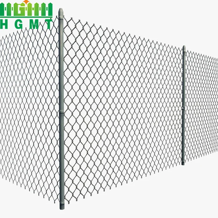 Hot Dip Galvanized Zinc Coated 15m Roll Cyclone Wire Diamond Mesh Farm Chain Link Fence PVC Coated Steel for Garden