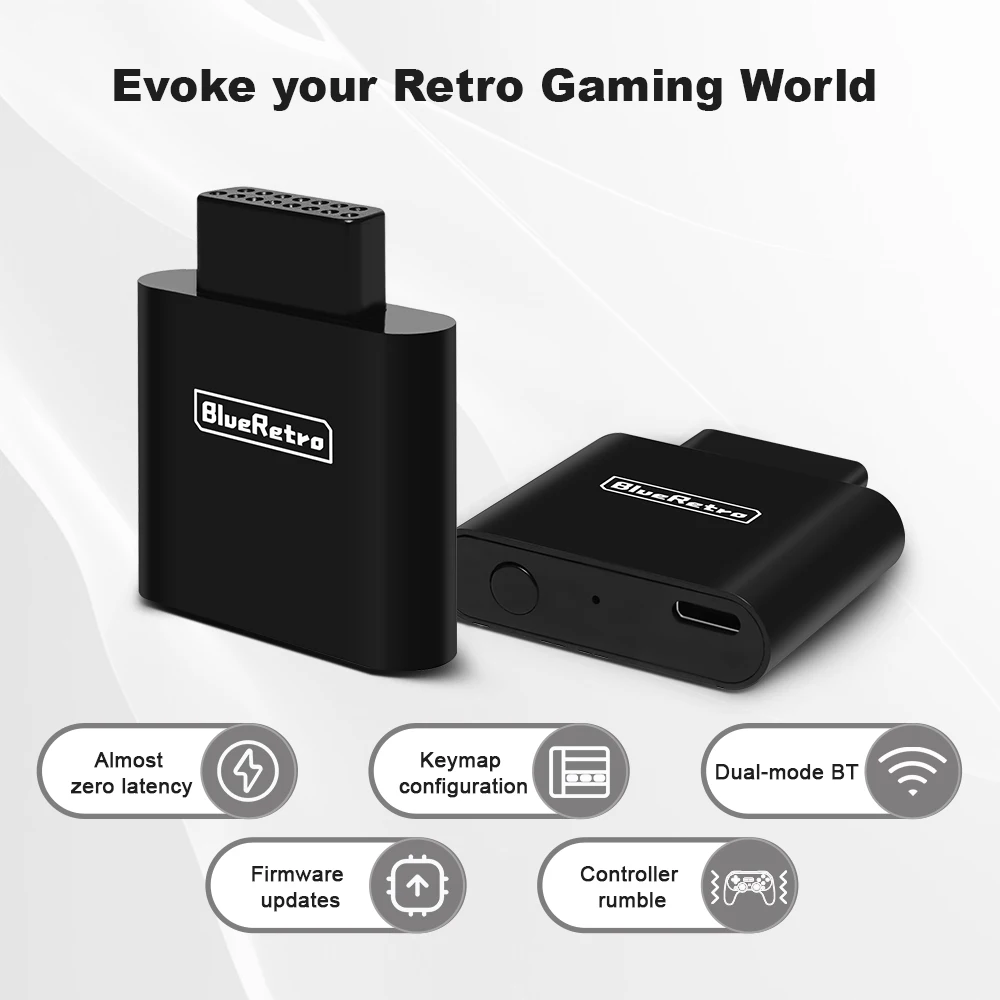 Retroscaler BlueRetro Wireless Game Controller Adapter For SNK NEO GEO MVS AES CD CDZ Conosle for 8Bitdo PS5 controllers