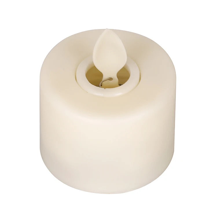 Eco-friendly Rechargeable flickeirng led tealight with remote control flameless USB electronic candle set for Votive Home decor