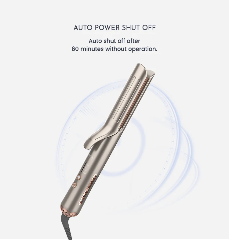 2-in-1 Cool Air Hair Styler Straightening and Curling Iron with Airflow Flat Iron Hair Straightener Professional Hair Curler