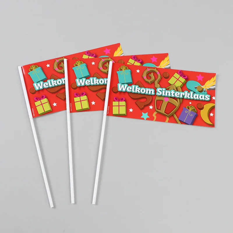 Paper Custom Hand Wave Flag  Festival Event Campaign Flag