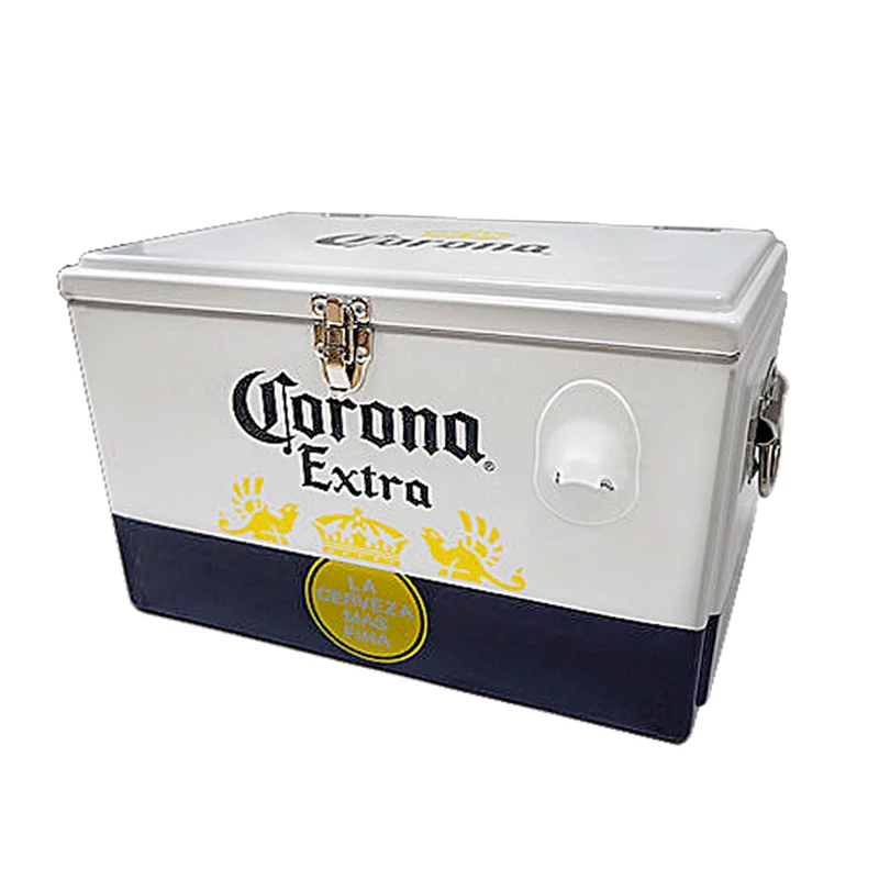 20L Amazon Ice Cube Portable Corona Beer Bottle Retro Vintage Beer Cooler Box With Bottle Opener
