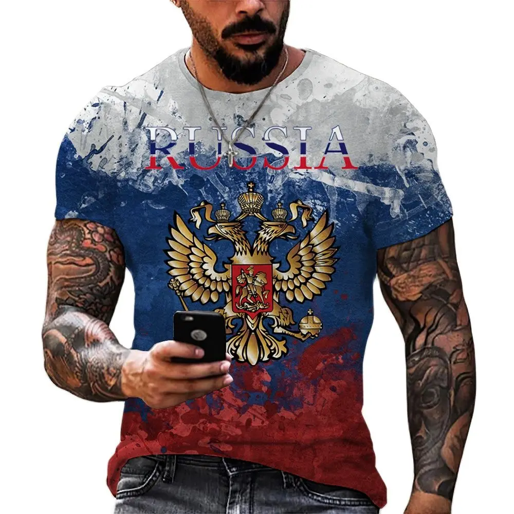 Мужская футболка с 3d принтом