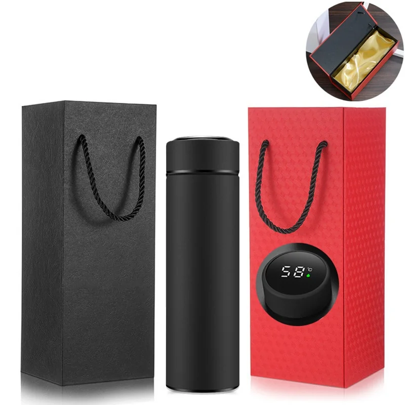 For AMZ Double Wall Stainless Steel 500ml Vacuum Insulated Thermos Flask With LED Display air up water bottle