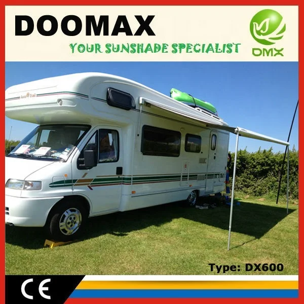 DX600 Motorized Full Cassette Vehicle RV Awning