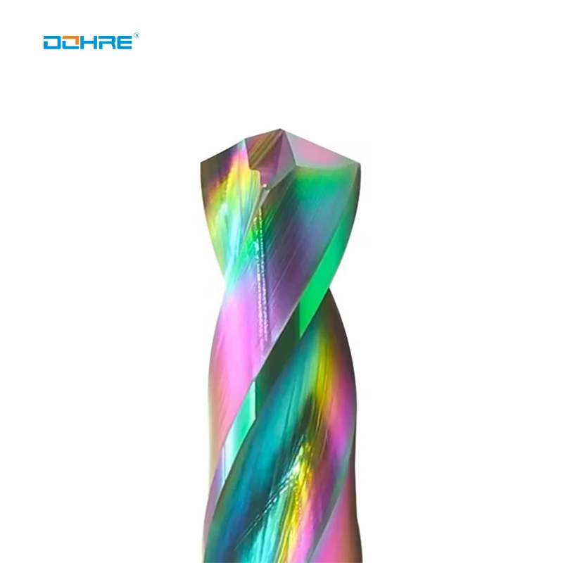 Dohre Cost-effective Solid Carbide Drill Bit 60/90/120 Degree DLC Colorful Coating Spotting Drill Bit For Aluminum