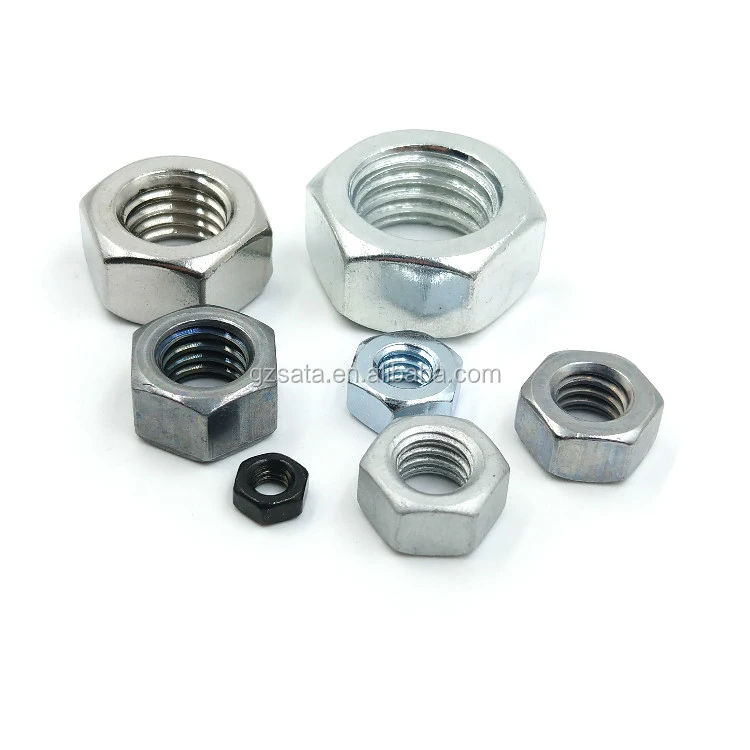Customized Alloy Steel Hexagon Nuts Carbon Steel Hexagonal Nuts Stainless Steel Hex Nuts