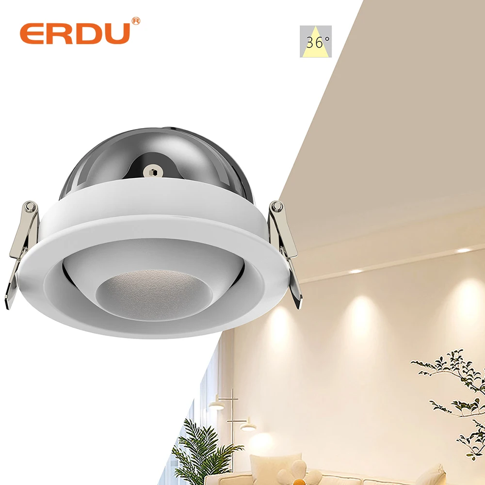 ERDU Led Embedded Downlight Spot Light 10w Wall Washer Modern Led Downlight