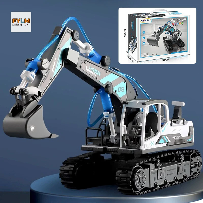 Новейший высококачественный 3D инженерный Автомобиль DIY сборка игрушка деревянный погрузчик гидравлические экскаваторы краны Игрушки для мальчиков