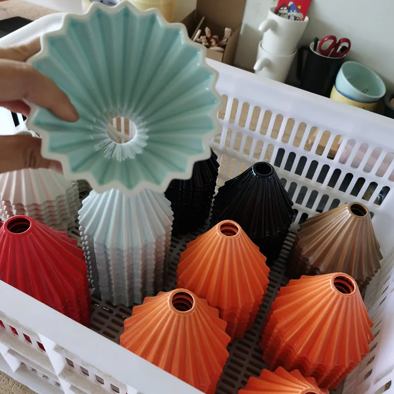 Ручная работа кофе оригами фильтр чашки Воронка капельного типа для ручной