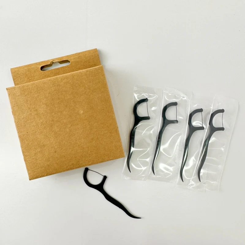 Wholesale China Factory Corn dental floss picks by 100/50/30 pieces floss picks