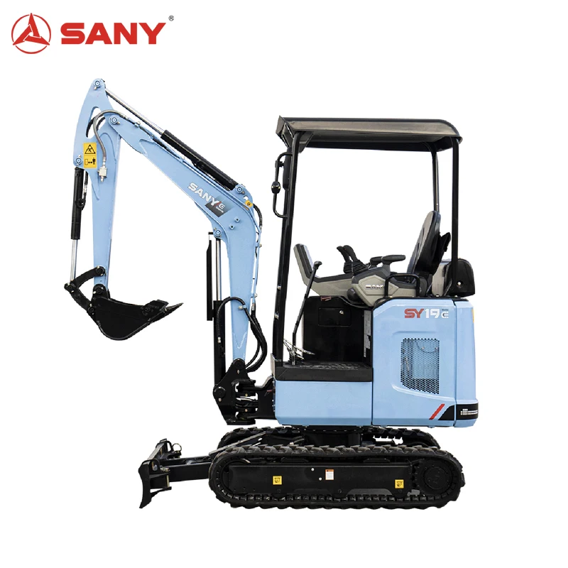 SANY SY19E tilling soil lifting feed bags battery mini excavator electric micro digger for sale
