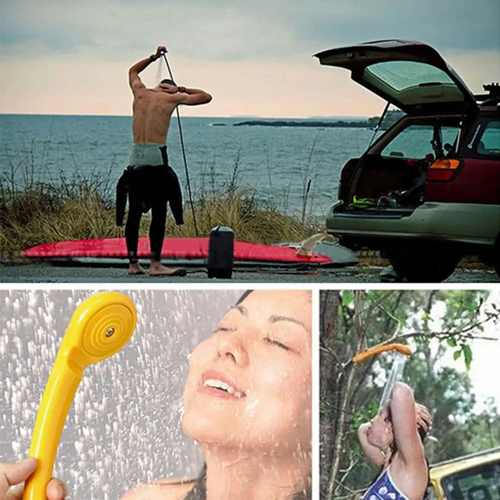 
Universal car washer set outdoor travel hiking portable electric pump camping shower 