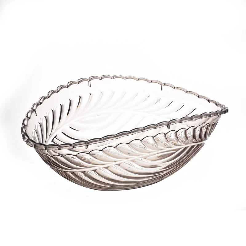 High Quality Oval Transparent Kitchen Food Tray Luxury Fruit Dishes Art Home Decoration Plastic PET Tray