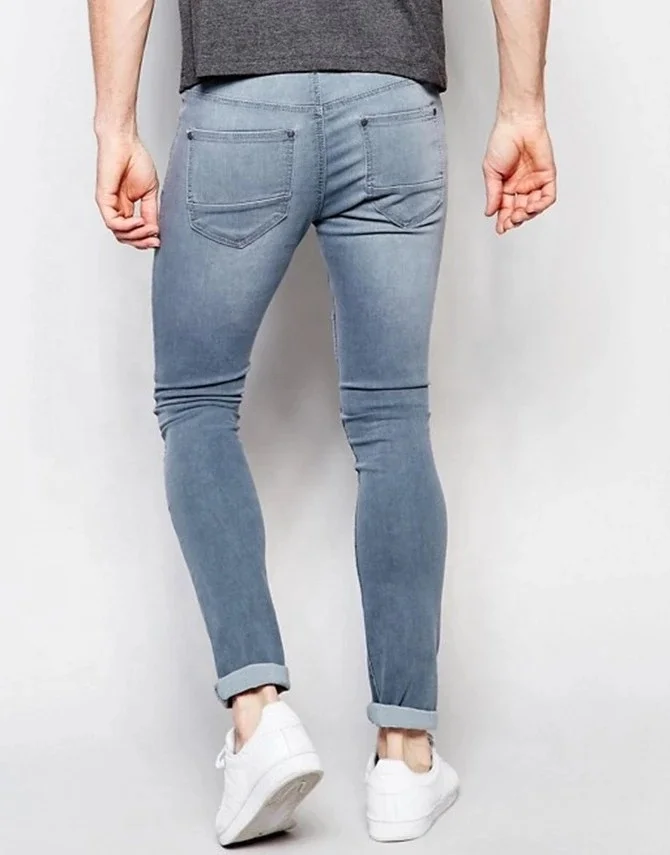 Новые поступления 2021, дешевая одежда, оптовая продажа, рваные джинсовые мужские байкерские модные обтягивающие джинсы для мужчин