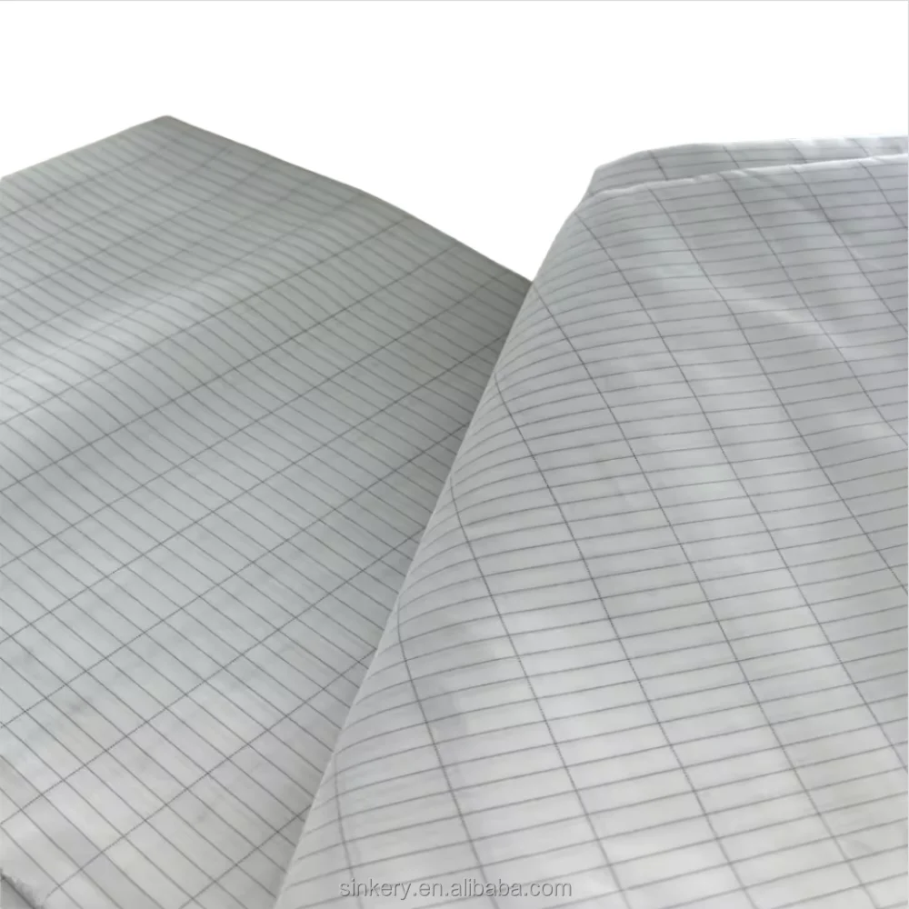 Home Textiles Conductive Silver Fiber Cotton Fabric For Earthing Bed Sheet