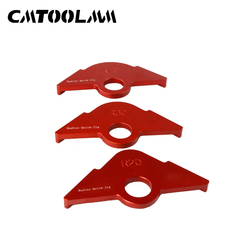ZJD-BT023 Anodized Red Aluminum Alloy Portable Other Hand Tools Radius Quick Jig Wood Working Tools in Carpentry