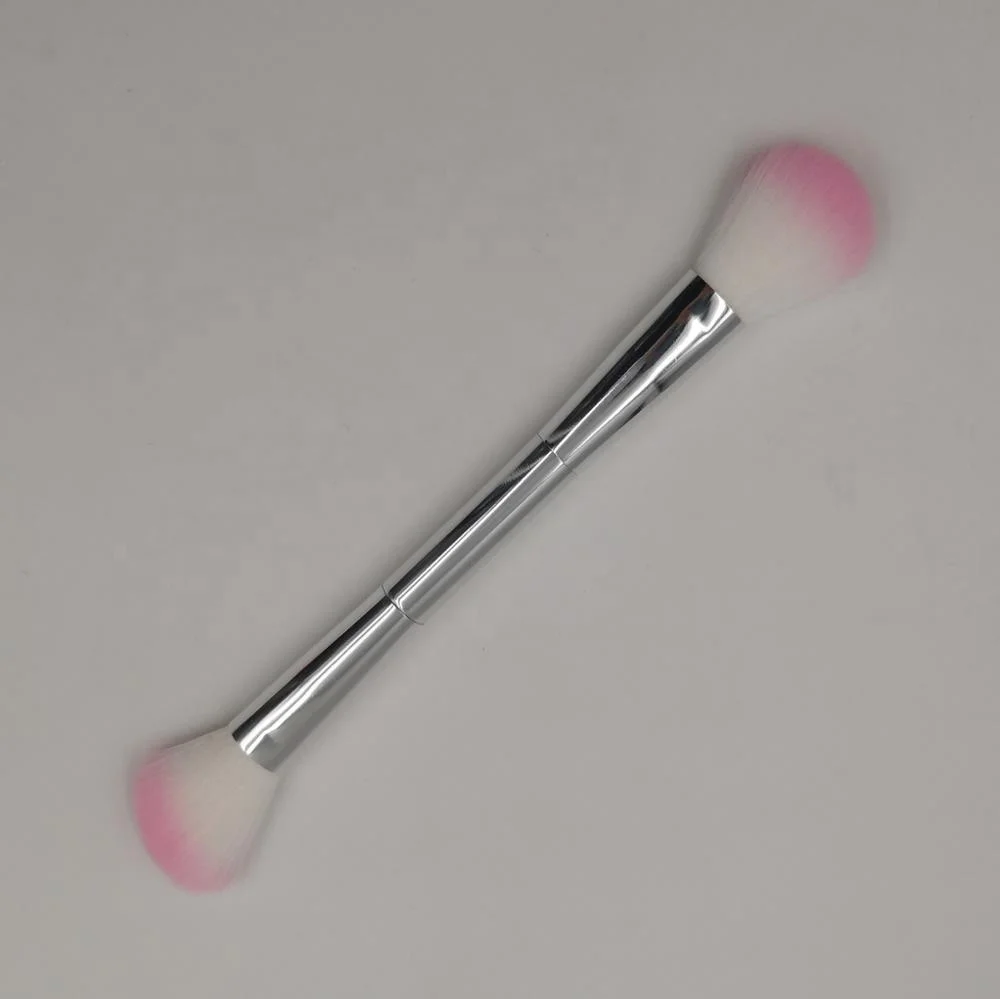 double end silver magnet makeup brushes maquillaje proveedores de china new trending beauty accessories craft gift for women