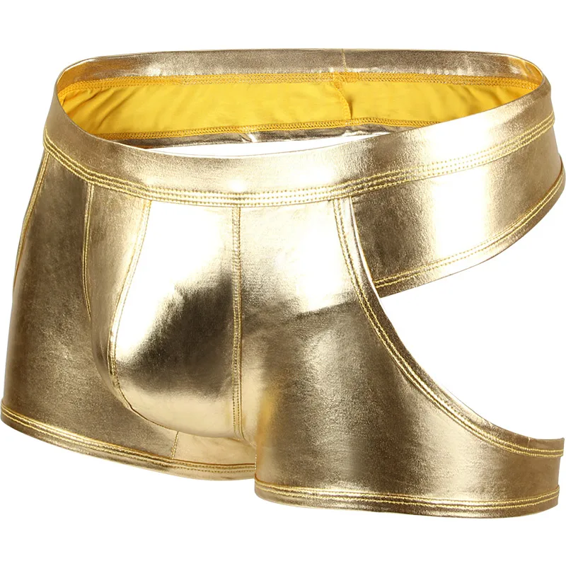 boxer logo recycler mens leather briefs cuecas masculina boxer briefs underwear for men