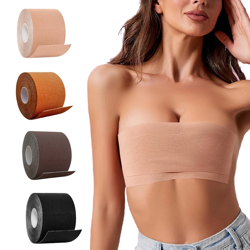 Дышащий клейкий липкий комплект-Boobytape для подтяжки груди многоразовый клейкий бюстгальтер, благоприятная для кожи лента для груди