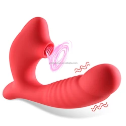Amazon Hot Sale Waterproof 10 Speed Clitoral Sucking Vibrator Sex Toys G Spot Clitoris Stimulator Clit Dildo Vibrators for Women