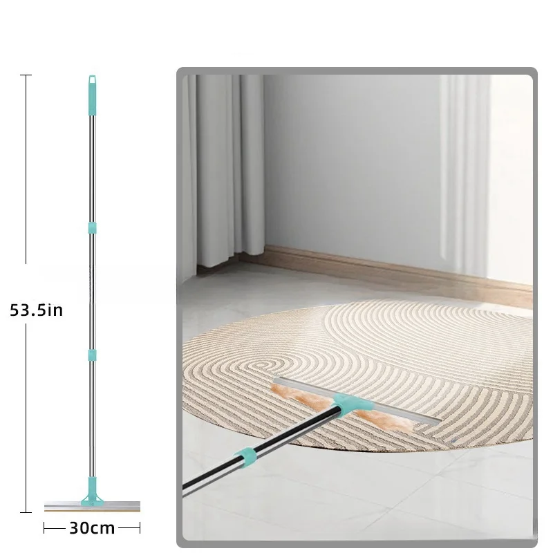 Reusable Large Metal Lint Remover Brush Adjustable Long Handle Carpet Rake Pet Hair Remover