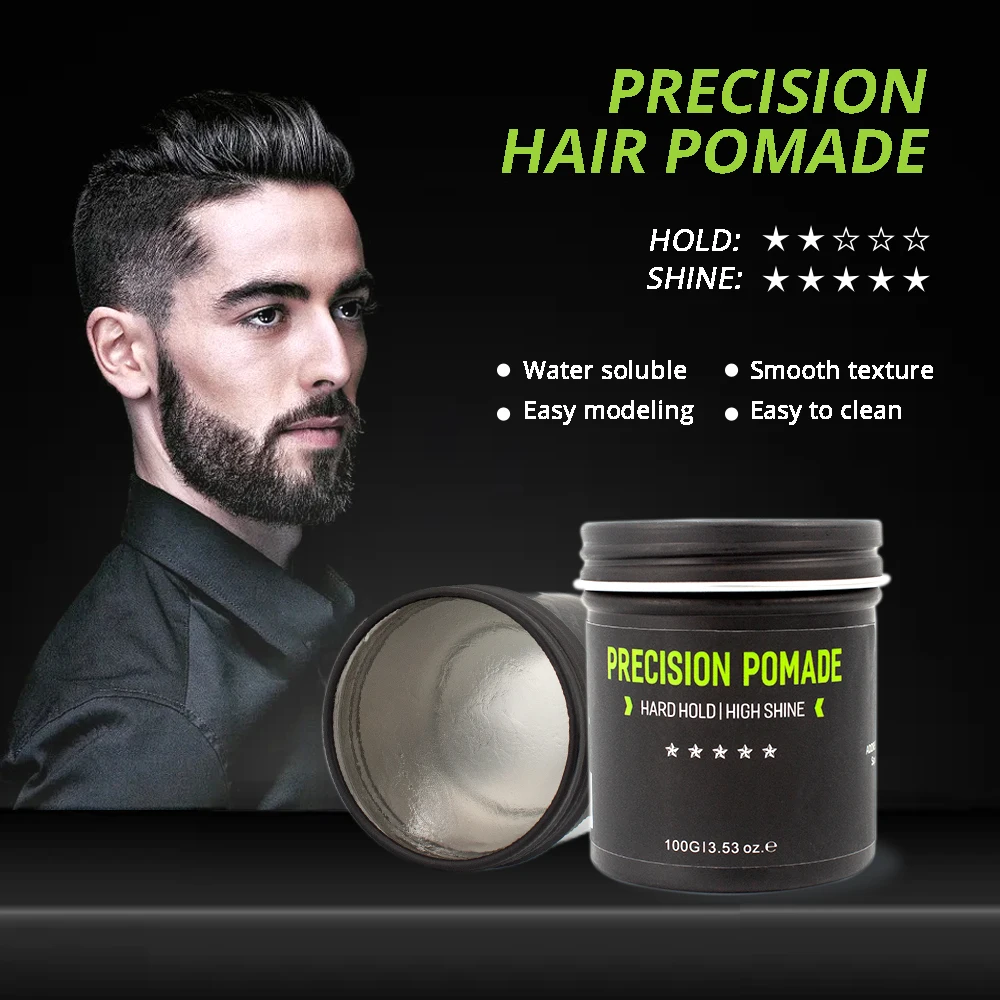 Factory Price High Capacity OEM/ODM Hair Care Products Strong Hold Hair Styling Hair Wax Pomade