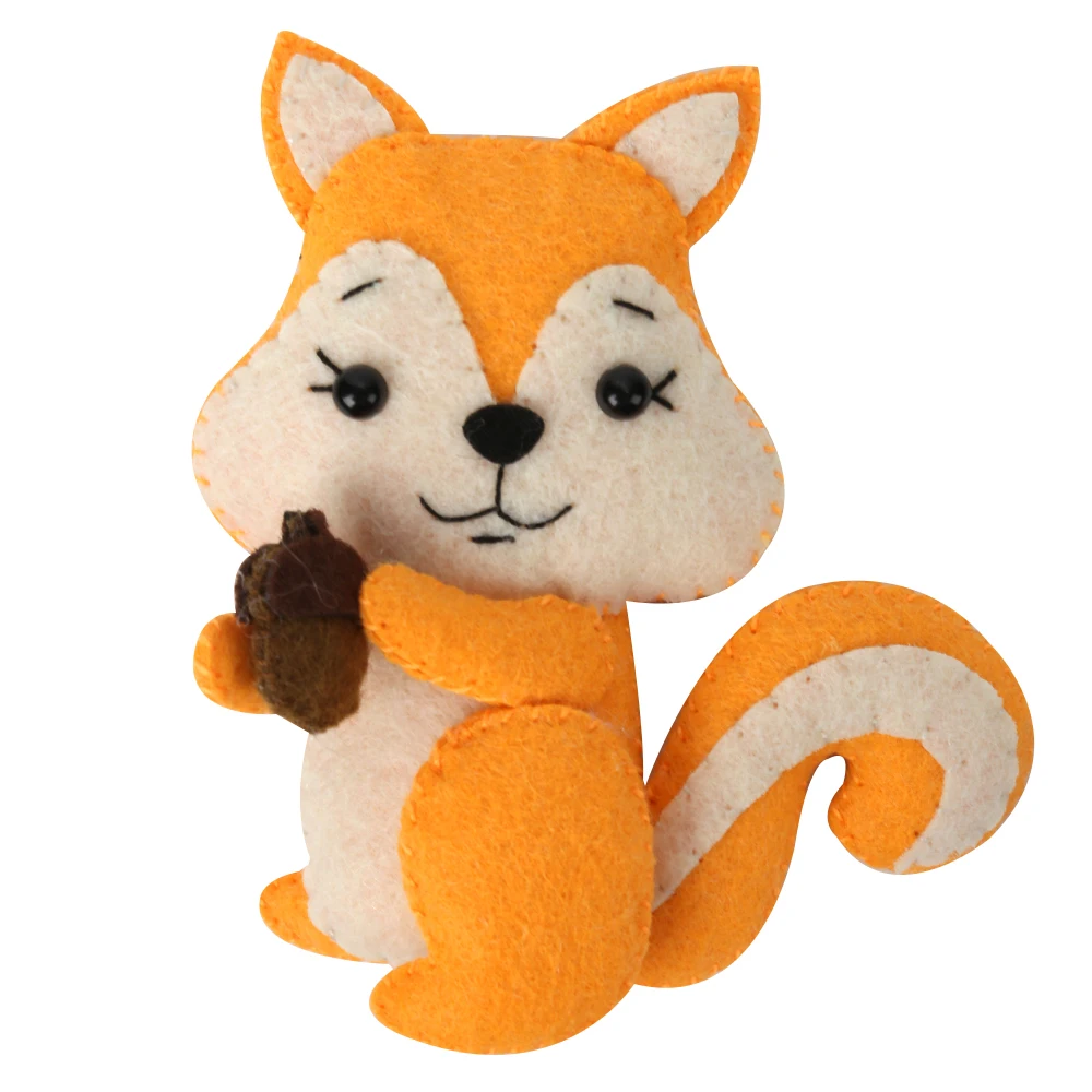 Hot Selling Cheap Unique Item Stuffed Safari Animals Toys Felt Education Toy Koala Cow Fox Elephant Sheep Handmade