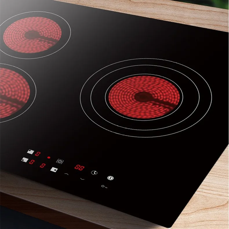 2024 New Production Three Pot Head Cook Different Food Together Induction Cooker Induction Cooktop