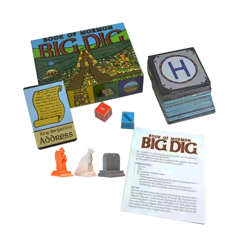 Wholesale OEM/ODM New Arrival Custom Crowdfunding Playing Games Board Game With Your Own Design