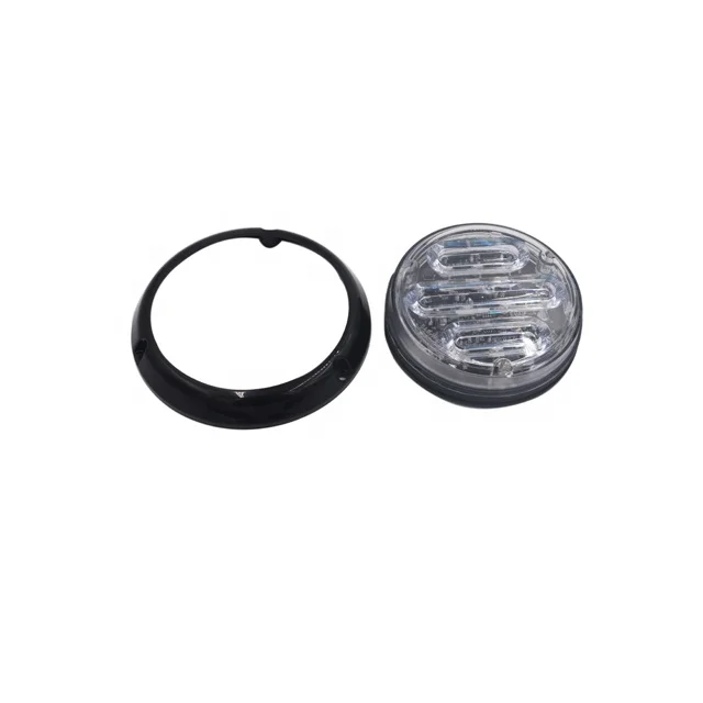 10W Factory Sale Amber Strobe Grille Light Emergency Warning Suface mounts Dash Deck Light