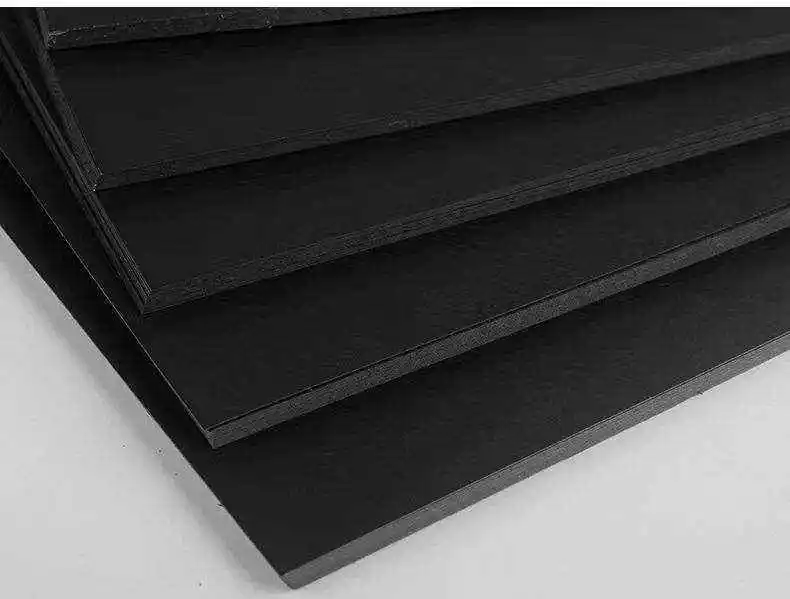 Горячая продажа Заводская индивидуальная Подарочная черная упаковочная бумага для коробок оптом