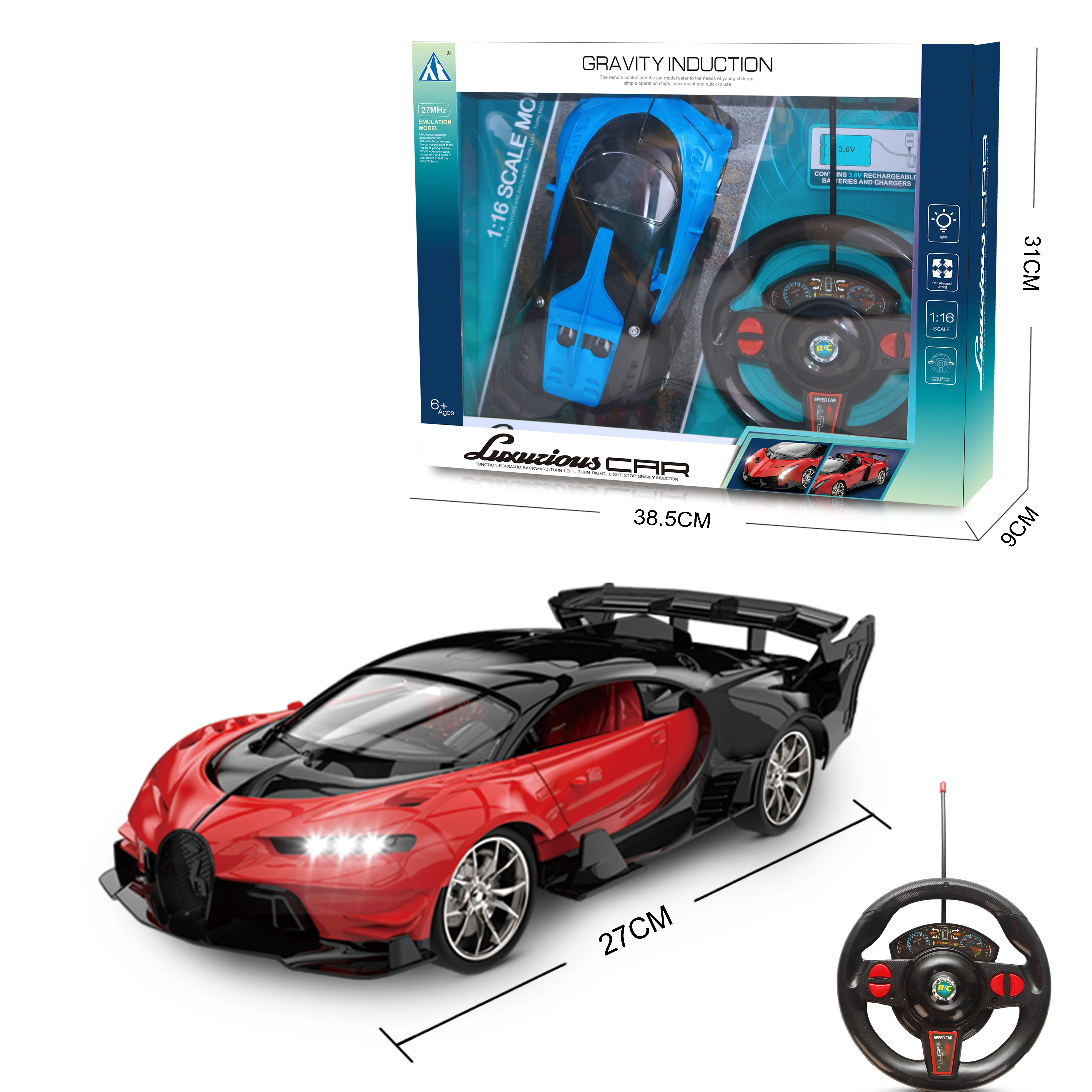 1:16 гравитационный датчик Rc машинки игрушечные четырехканальные имитационные модели автомобиля гравитационные индукционные 4wd радиоуправляемые