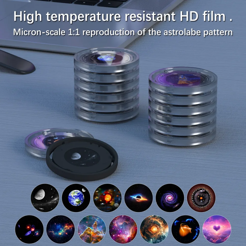Modern 4K HD  Galaxy Star Projector 360 Degree Kids LED Night Light for Bedroom New Planetarium Projector