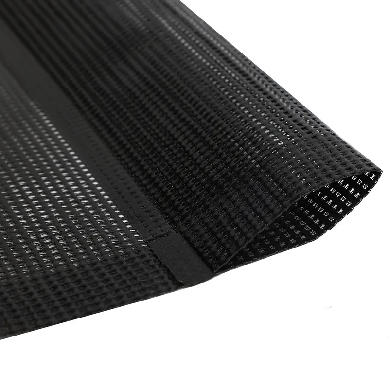 Hot Sale Black Mesh Sunshade Screen RV Awning Shade for Camping Trailer Canopy UV Sun Blocker Complete Kits