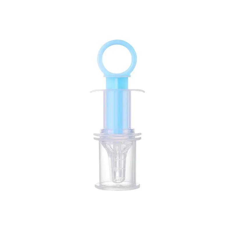Direct Selling Silicone Dispenser Baby Syringe Food Grade Material Safety Two Side Liquid Inlet Anti Choking Pacifier Feeder